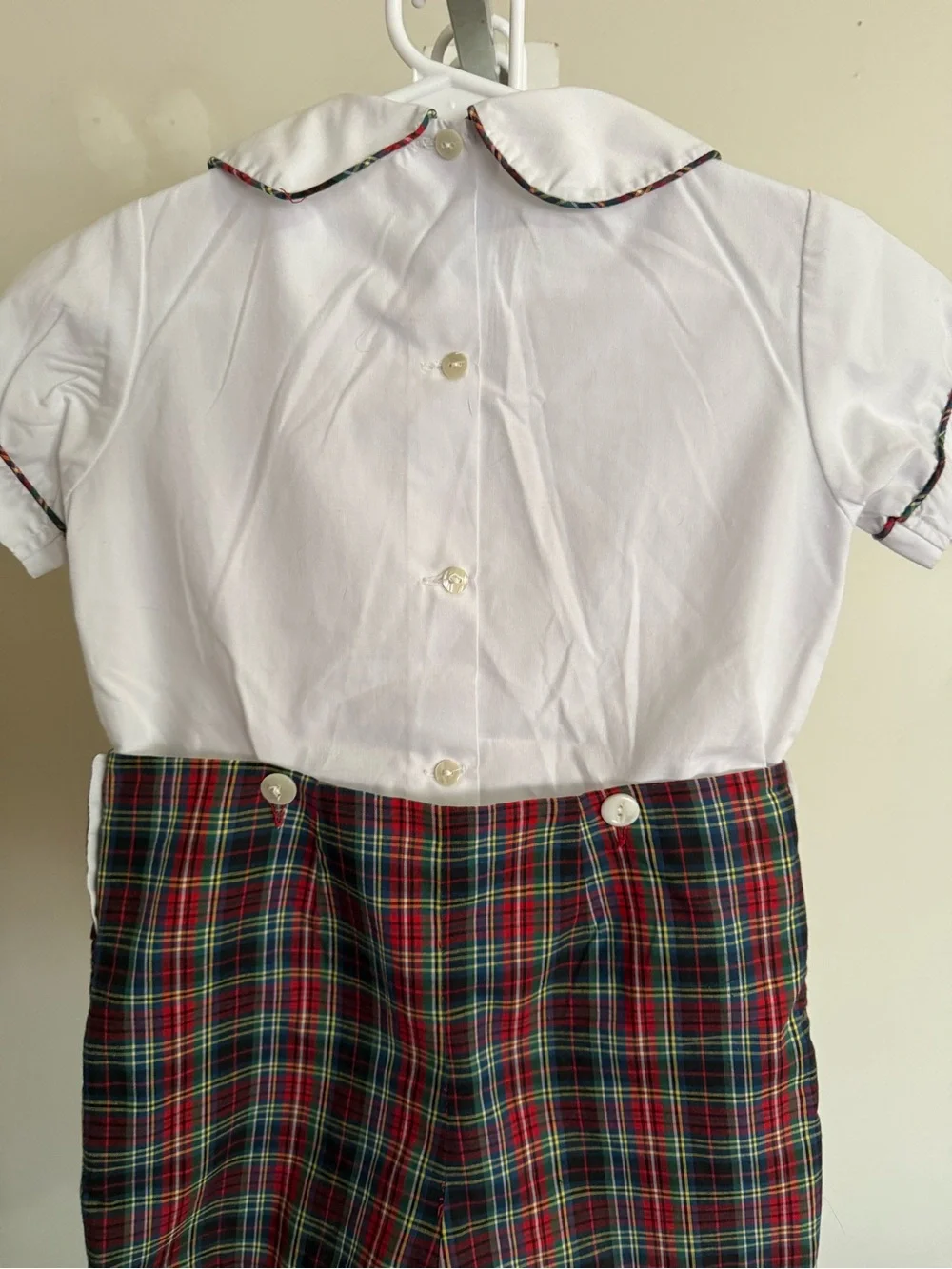 New Vive La Fete Smocked Farm Romper